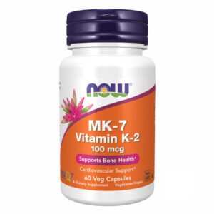 Now Foods Вітамін K-2 (MK7) — 60 рослинних капсул