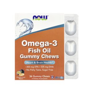 Now Foods Омега-3 Риб'ячий Жир — 36 жувальних цукерок