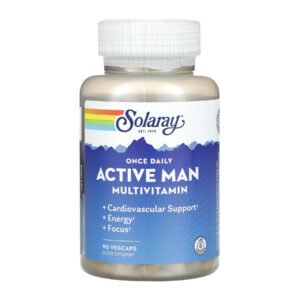 Solaray Once Daily Active Man — 90 рослинних капсул
