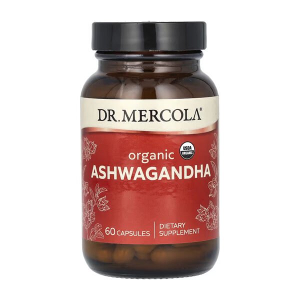 Dr. Mercola Органічна Ашваганда — 60 капсул
