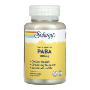 Solaray PABA 700 мг — 100 рослинних капсул
