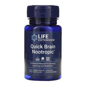Life Extension Quick Brain Nootropic — 30 рослинних капсул