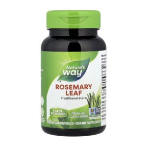 Nature's Way Листя розмарину — 100 рослинних капсул