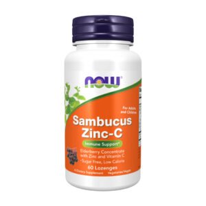 Now Foods Sambucus Zinc-C — 60 пастилок