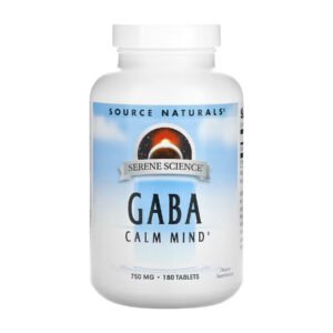 Source Naturals GABA 750 мг — 180 таблеток