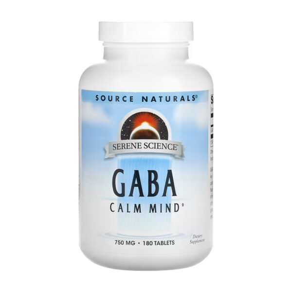 Source Naturals GABA 750 мг — 180 таблеток