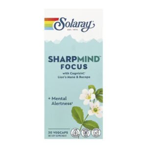 Solaray SharpMind Nootropics Focus — 30 рослинних капсул