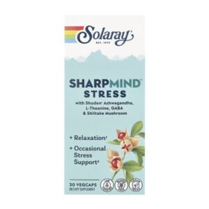 Solaray SharpMind Nootropics Stress — 30 рослинних капсул