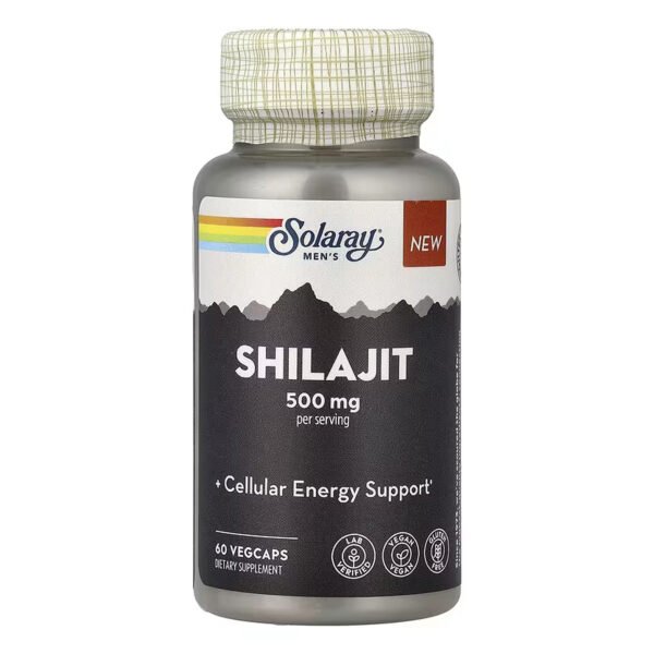 Solaray Shilajit — 60 рослинних капсул