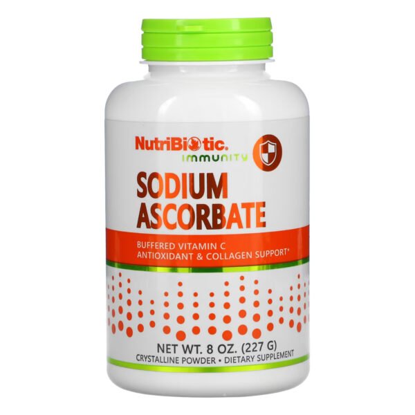 Nutribiotic Порошок натрієвої аскорбінової кислоти — 227 г