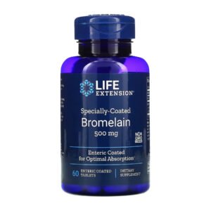 Life Extension Спеціально покритий бромелайн — 60 таблеток