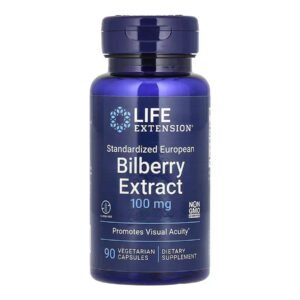 Life Extension Стандартизований екстракт європейської чорниці 100 мг - 90 рослинних капсул