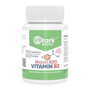 Stark Pharm Ніацин Вітамін B3 з Флашем 500 мг - 100 таблеток