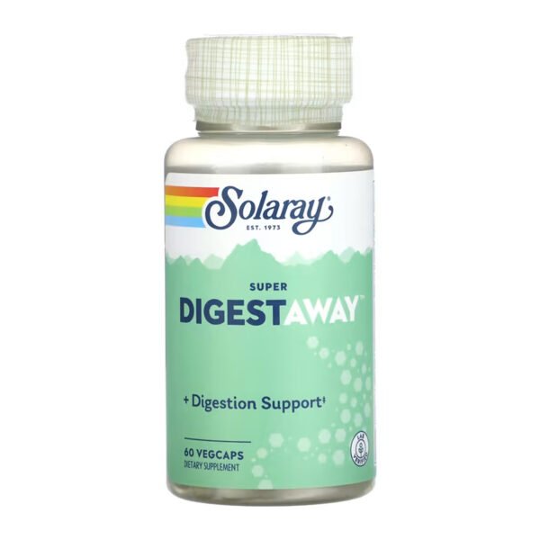 Solaray Super Digestaway — 60 рослинних капсул
