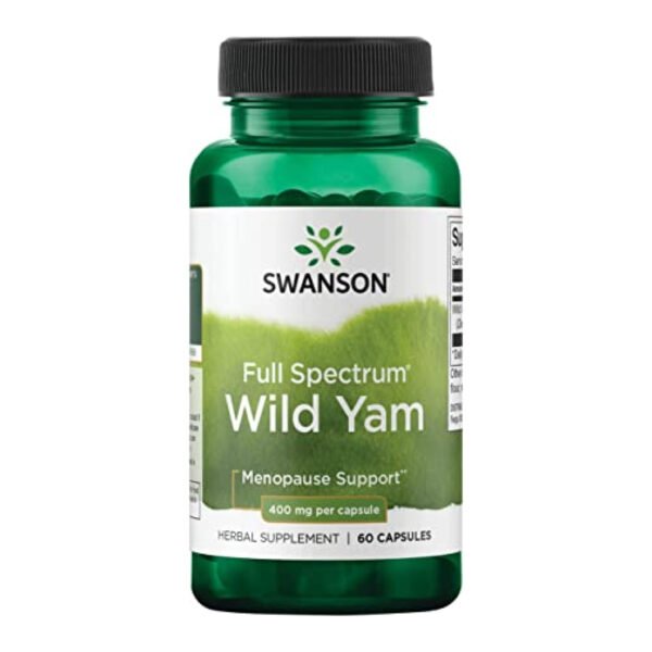 Swanson Дикий ямс 400мг — 60 капсул