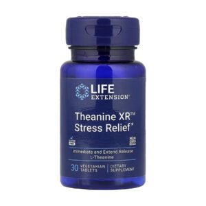 Life Extension Theanine XR™ Зняття стресу - 30 рослинних таблеток