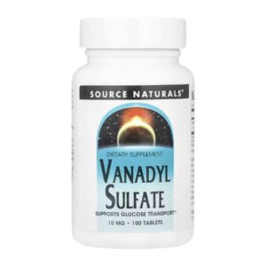 Source Naturals Ванадил сульфат 10 мг — 100 таблеток