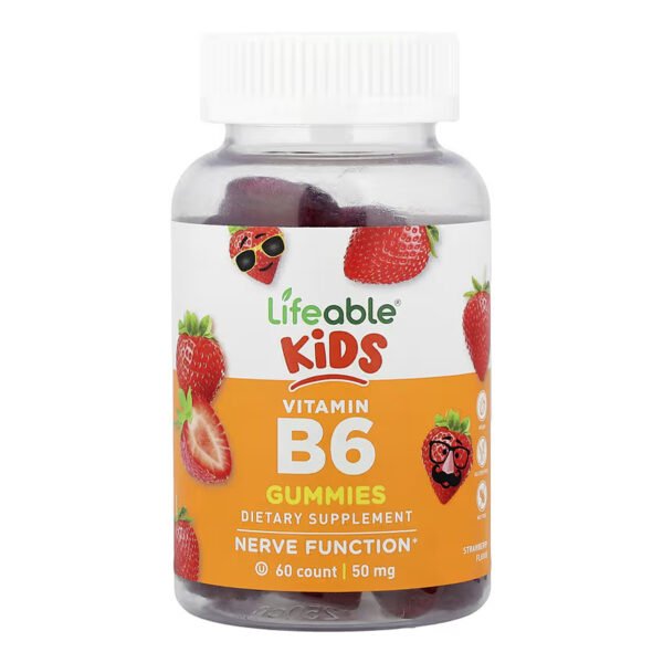 Lifeable Vitamin B6 Kids — 60 жувальних гумок