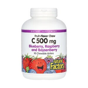 Natural Factors Вітамін C 500 мг — 90 таблеток змішані ягоди