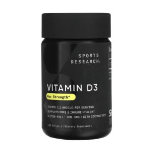 Sport Research Вітамін D3 10000IU - 120 капсул