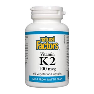 Natural Factors Вітамін K2 100 мкг - 60 рослинних капсул