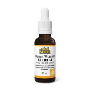 Natural Factors Вітамін K2+D3+A — 30 мл