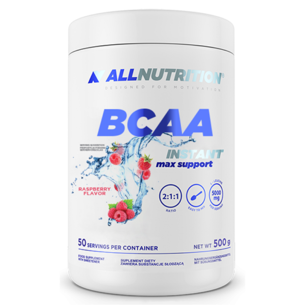 Allnutrition BCAA Max Support Instant — 500 г малини