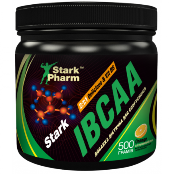 Stark Pharm IBCAA 2-1-1/Vit B6 — 500 г апельсин
