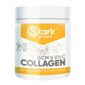 Stark Pharm Глюкозамін Хондроїтин Коллаген МСМ + Вітамін C — 270 г