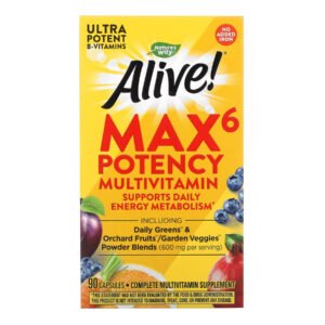 Nature's Way Max6 (No-Iron) — 90 рослинних капсул