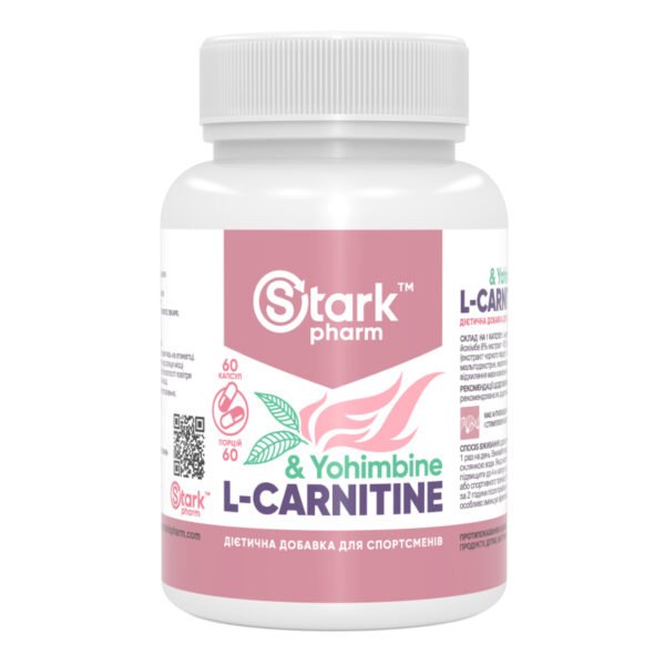 Stark Pharm L-Карнітин та Йохімбе — 60 капсул
