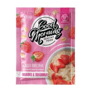 Monsters Good Morning Oatmeal — 30х40г Молоко Полуниця