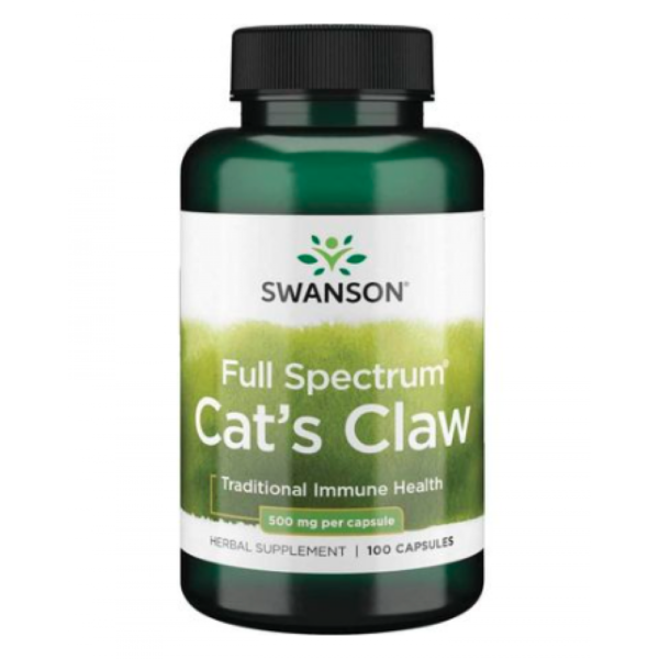 Swanson Котячий кіготь 500 мг - 100 капсул