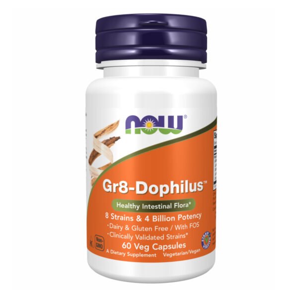 Now Foods Gr8-Dophilus — 60 рослинних капсул
