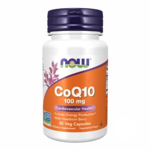 Now Foods COQ10 100 мг — 30 рослинних капсул