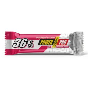 Power Pro Протеїновий батончик 36% — 20х60 г Малина
