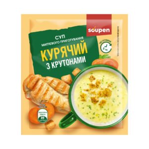 Monsters Суп миттєвого приготування Курячий з крутонами — 30x20 г