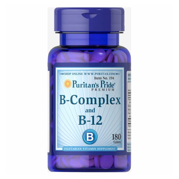 Puritans Pride B-Complex B-12 — 180 таблеток