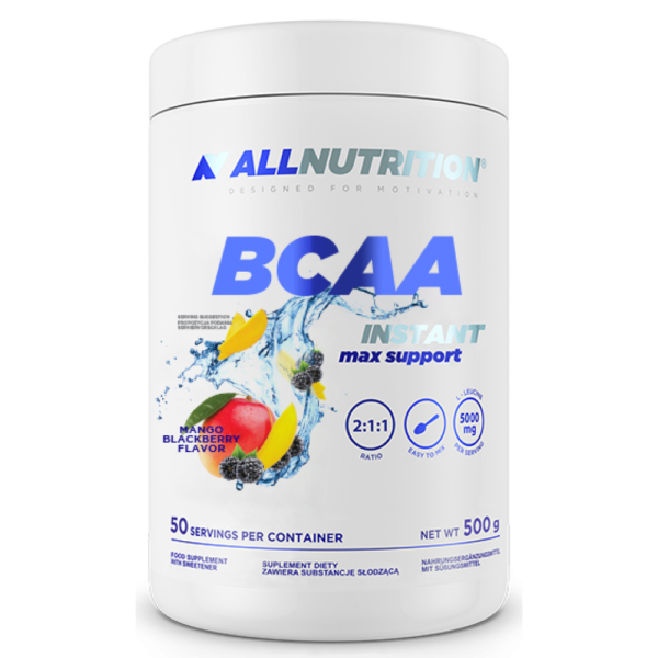 Allnutrition BCAA Max Support Instant — 500 г Манго Чорниця