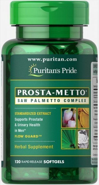 Puritans Pride Prosta-Metto — 120 капсул