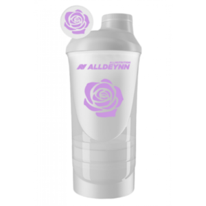 Allnutrition Шейкер — 600+350 мл Білий