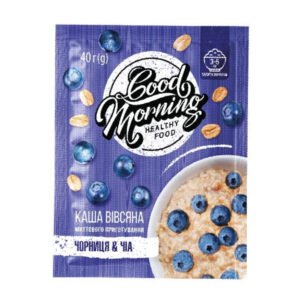 Monsters Good Morning Oatmeal — 30х40г з чорницею та насінням чіа