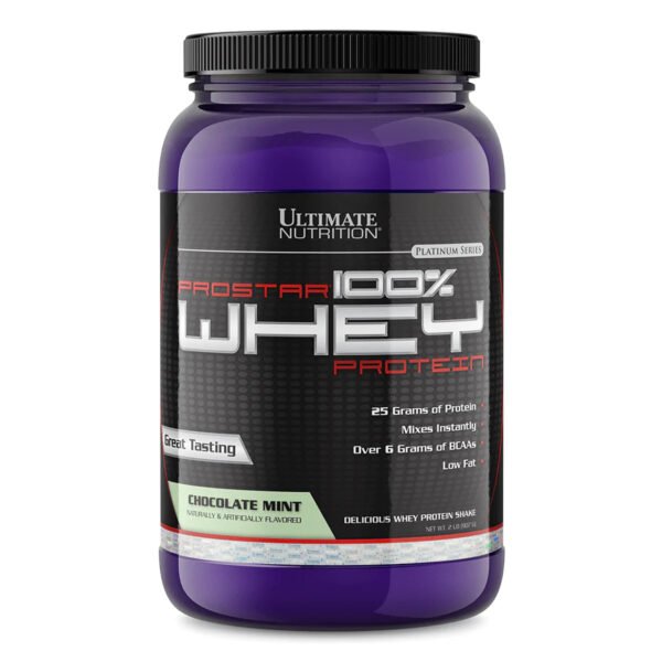 Ultimate Nutrition Prostar Whey — 907 г шоколадно-м'ятний