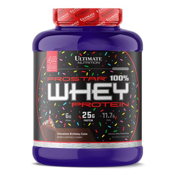 Ultimate Nutrition Prostar Whey — 2390 г шоколадний торт на день народження