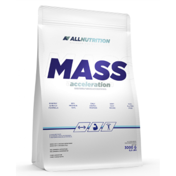 Allnutrition Mass Acceleration — 3000 г білого шоколаду