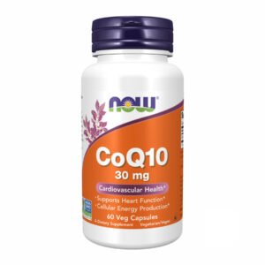 Now Foods COQ10 (Коензим Q10) 30 мг — 60 рослинних капсул