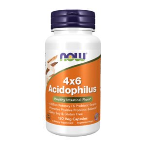 Now Foods Acidophilus 4x6 — 120 рослинних капсул