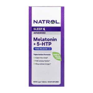 NATROL Advanced Sleep Melatonin — 60 таблеток