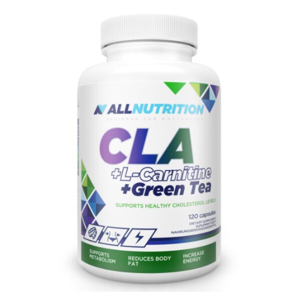 Allnutrition CLA + L-Карнітин + Зелений Чай — 120 капсул