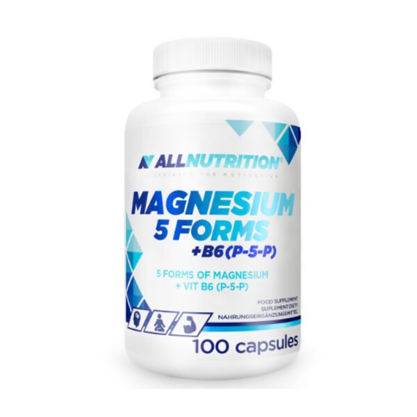 Allnutrition Магній 5 форм + B6 (P-5-P) — 100 капсул